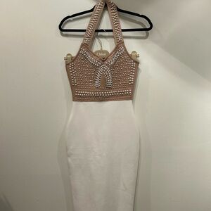 Pearl Halter Dress